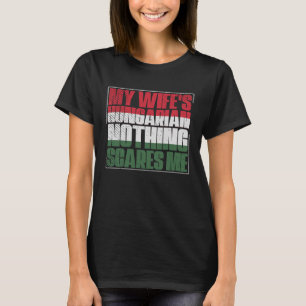 Camiseta Minha esposa é húngara Marido Hungria