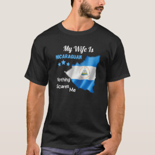 Camiseta Minha Esposa É Nicarágua Patrimônio Da Nicarágua R