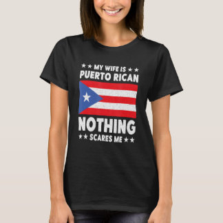 Camiseta Minha Esposa É Porto Rico Heritage Raízes