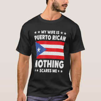 Camiseta Minha Esposa É Porto Rico Heritage Raízes