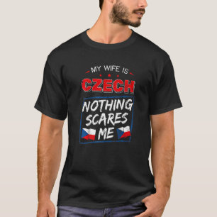 Camiseta Minha Esposa É República Tcheca Patrimônio Da Tche