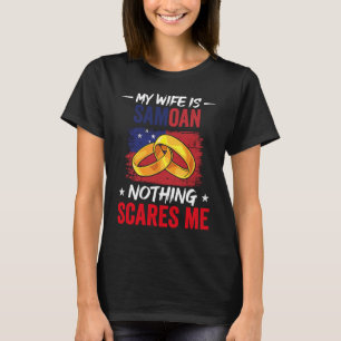 Camiseta Minha Esposa É Samoana Nada Me Assusta A Raiz Do P