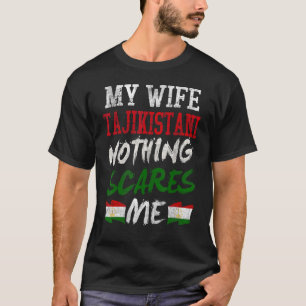 Camiseta Minha Esposa É tajiques Nada Me Assusta Por Husba