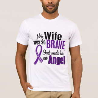 Camiseta Minha esposa é um câncer de pâncreas do anjo