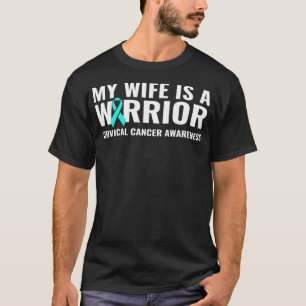 Camiseta Minha Esposa É Um Guerreiro Cancer Cervoso Sup