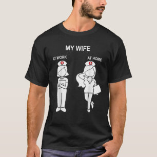 Camiseta Minha Esposa É Uma Enfermeira Quente