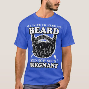 Camiseta Minha Esposa Engravidou Minha Barba E Agora Ela En