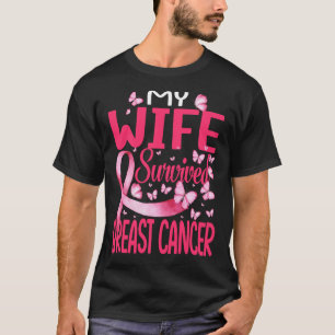 Camiseta Minha Esposa Sobreviveu Ao Sobrevivente Da Consciê