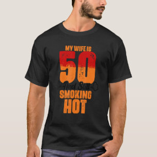 Camiseta Minha Esposa Tem 50 Anos E Ainda Fumando Mulher Qu