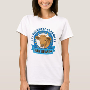 Camiseta Minha Estação Favorita é Fair Season Stock Show