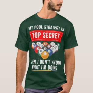 Camiseta Minha Estratégia De Piscina É Secreta, Mesmo Que E