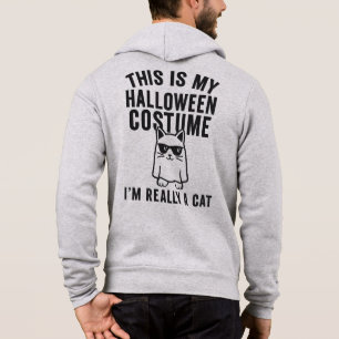 Camiseta Minha fantasia de Halloween: Realmente um gato