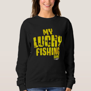 Camiseta Minha fantasia de pesca sortuda - Água fresca Peix