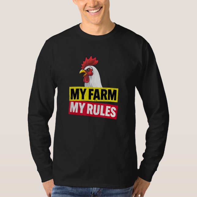 Camiseta Minha Fazenda Minhas Regras (Frente)