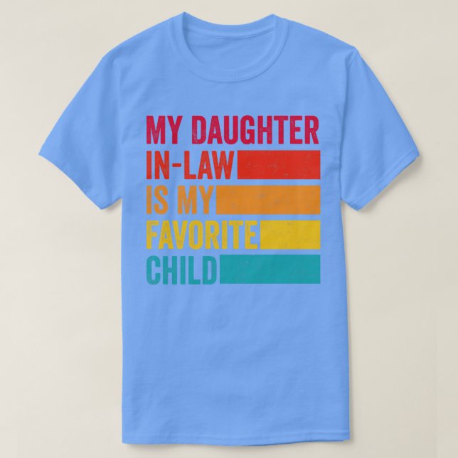Camiseta Minha Filha de Direito é minha Criança favorita (Frente do Design)