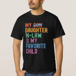 Camiseta Minha Filha De Direito É Minha Filha Favorita