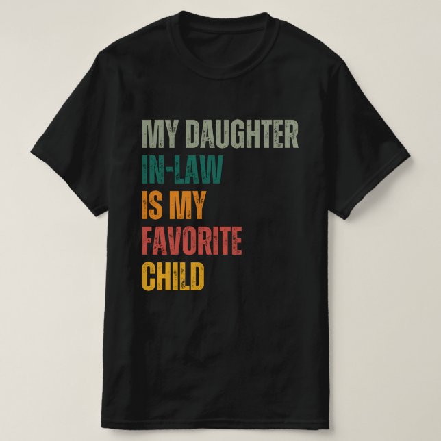 Camiseta Minha Filha De Direito É Minha Filha Favorita (Frente do Design)