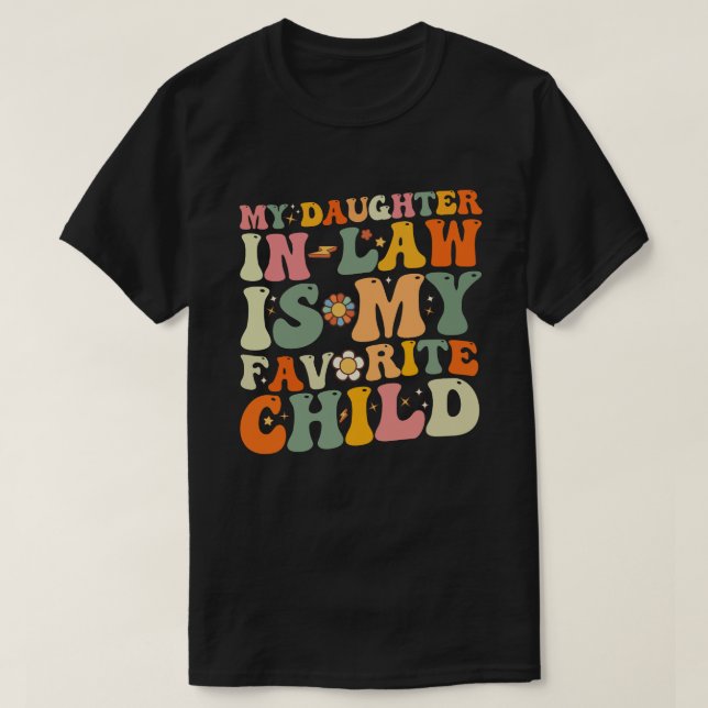 Camiseta Minha Filha De Direito É Minha Filha Favorita De G (Frente do Design)
