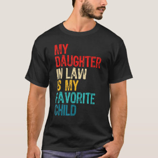 Camiseta Minha Filha De Direito É Minha Mãe Favorita.