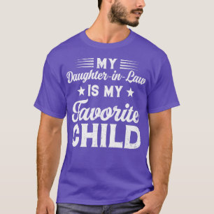 Camiseta Minha Filha De Direito É Minha Pai Infantil Favori