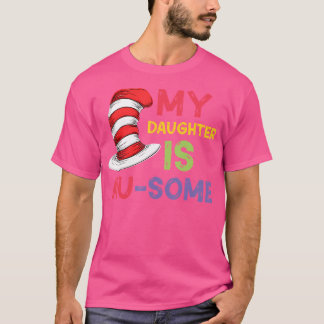 Camiseta Minha Filha É Um Gato De Professora De Médico Auti