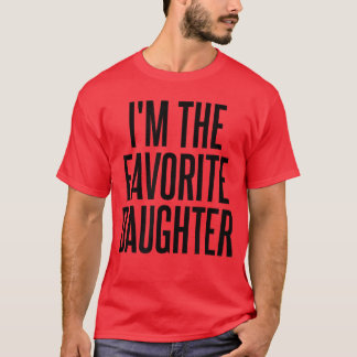 Camiseta Minha Filha Favorita amigos da família engraçados