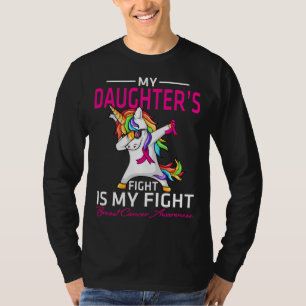 Camiseta Minha FILHA Luta É Minha Luta Contra O Cancer Da M