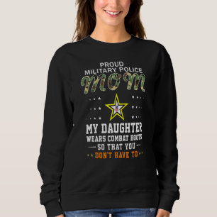 Camiseta Minha Filha Veste Combate Boots Orgulhosos Mp Mili