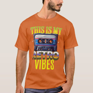 Camiseta Minha Fita Cassete Vibe Retro engraçada