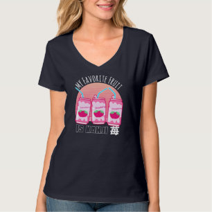 Camiseta Minha fruta favorita é Strawberry Soda Japonês