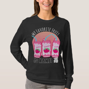 Camiseta Minha fruta favorita é Strawberry Soda Japonês