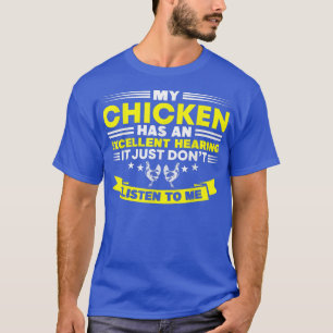 Camiseta Minha Galinha Tem Um Excelente Farmador De Galinha