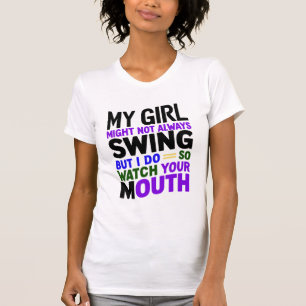 Camiseta Minha Garota Pode Nem Sempre Balançar, Mas Eu Faço