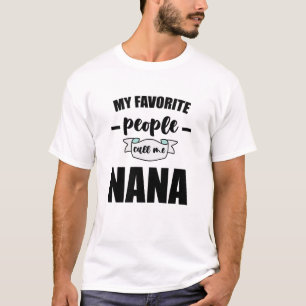 Camiseta Minha Gente Favorita Me Chama de Vovó Avó Nana