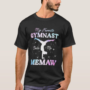 Camiseta Minha Ginasta Favorita Me Chama de Memaw Ginástica