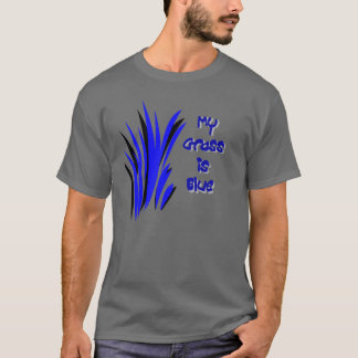 CAMISETA MINHA GRAMA É AZUL