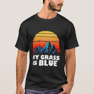 Camiseta Minha Grama É Música Azul