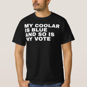 Camiseta Minha Gravata É Azul E Meu Voto Também Eleitor Dem