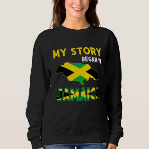 Camiseta Minha História Começou Em Orgulho Da Bandeira Da J