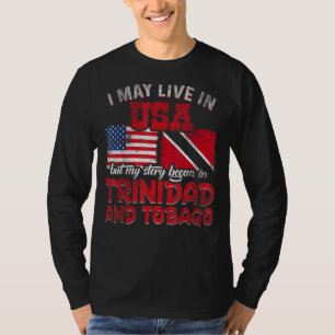 Camiseta Minha História Começou Em Trinidad E Tobago 2