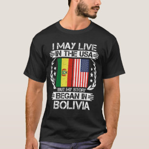 Camiseta Minha História Começou Na Bolívia