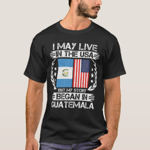 Camiseta Minha História Começou Na Guatemala