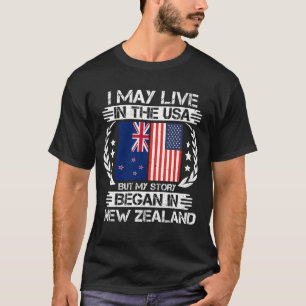 Camiseta Minha História Começou Na Nova Zelândia