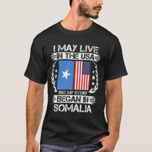 Camiseta Minha História Começou Na Somália
