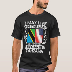 Camiseta Minha História Começou Na Tanzânia