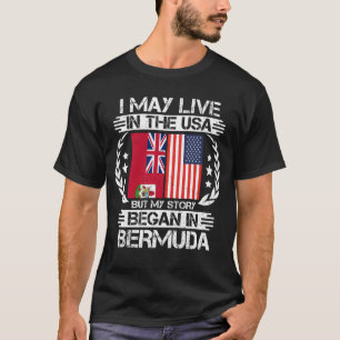Camiseta Minha História Começou Nas Bermudas