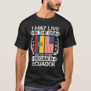 Camiseta Minha História Começou No Equador