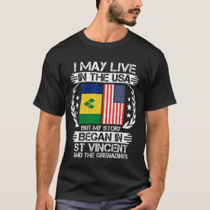 Camiseta Minha história começou no Santo Vincent e nas Gran