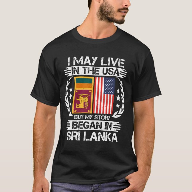 Camiseta Minha História Começou No Sri Lanka (Frente)