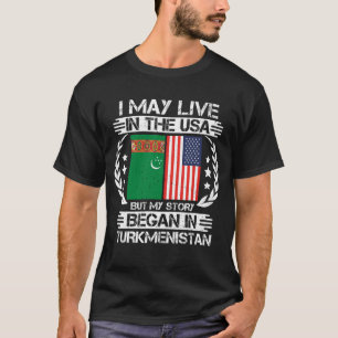 Camiseta Minha História Começou No Turquemenistão